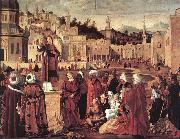 CARPACCIO, Vittore The Sermon of St Stephen dftg china oil painting artist